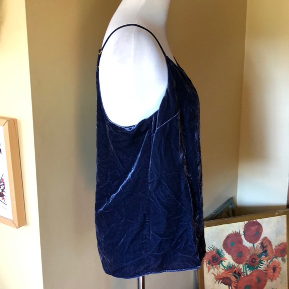 LILLY PULITZER size MEDIUM Dusk Velvet Top Tank Spaghetti strap Sexy $88 NEW - Picture 2 of 9